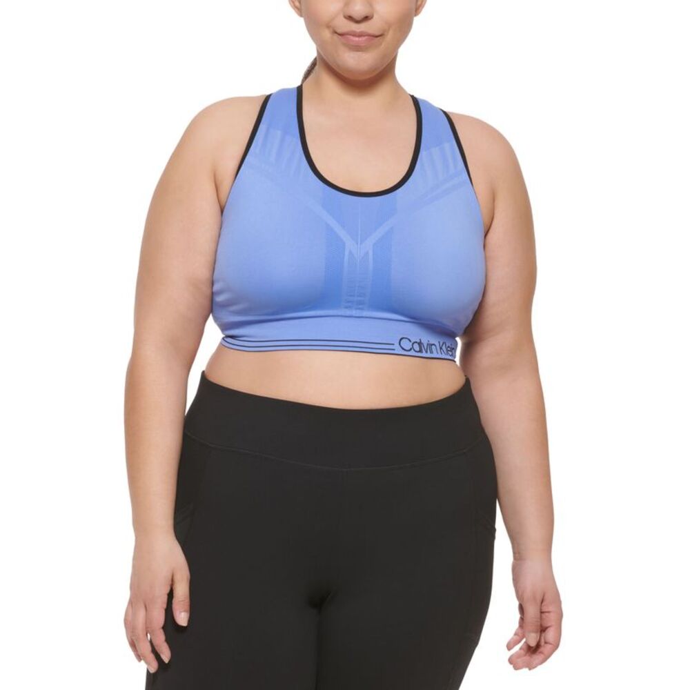 Calvin Klein Performance Plus Size Reversible Medium Impact Sports Bra